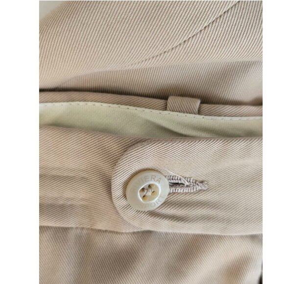 Riviera Sport Dress Pants Mens 35 x 30.5 Beige Double pleated Made in Canada - Picture 5 of 9